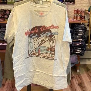 heads/tails vacation tee